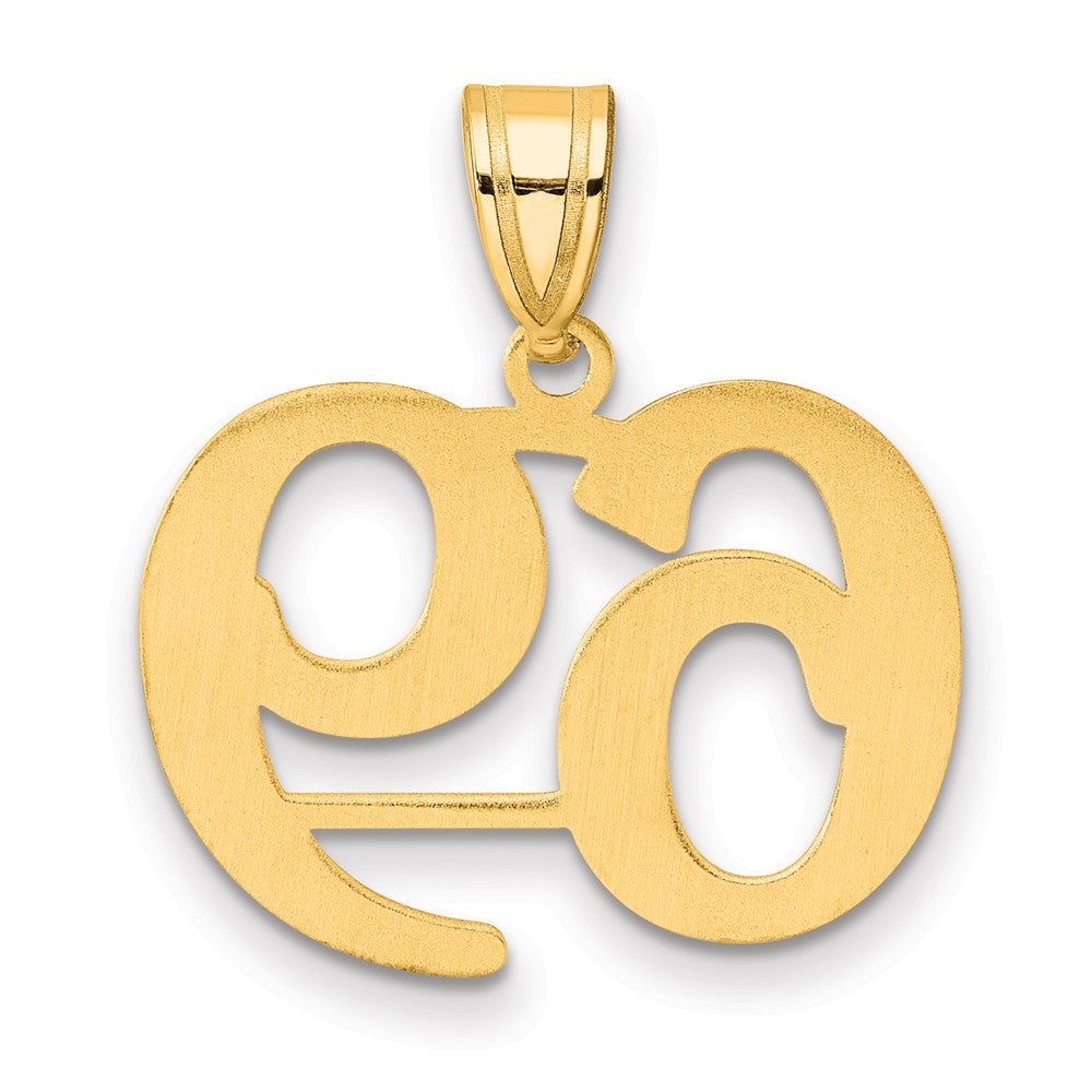 14k Polished Number 69 Pendant