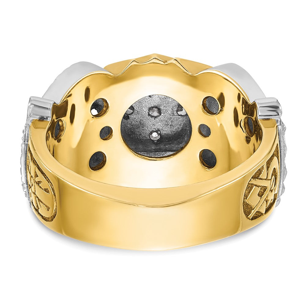 14ktt IBGoodman Men's Double Eagle Masonic Shriner's Ring Mounting