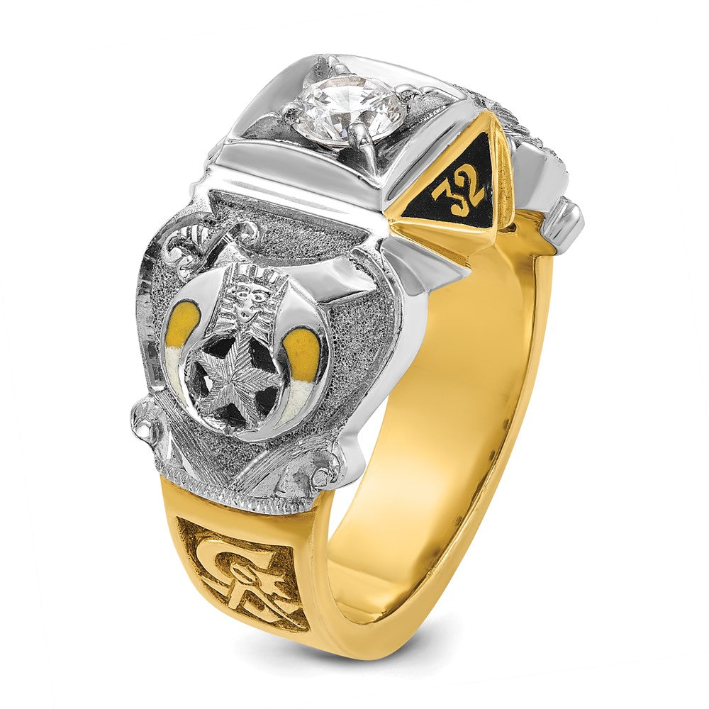 14ktt IBGoodman Men's Double Eagle Masonic Shriner's Ring Mounting