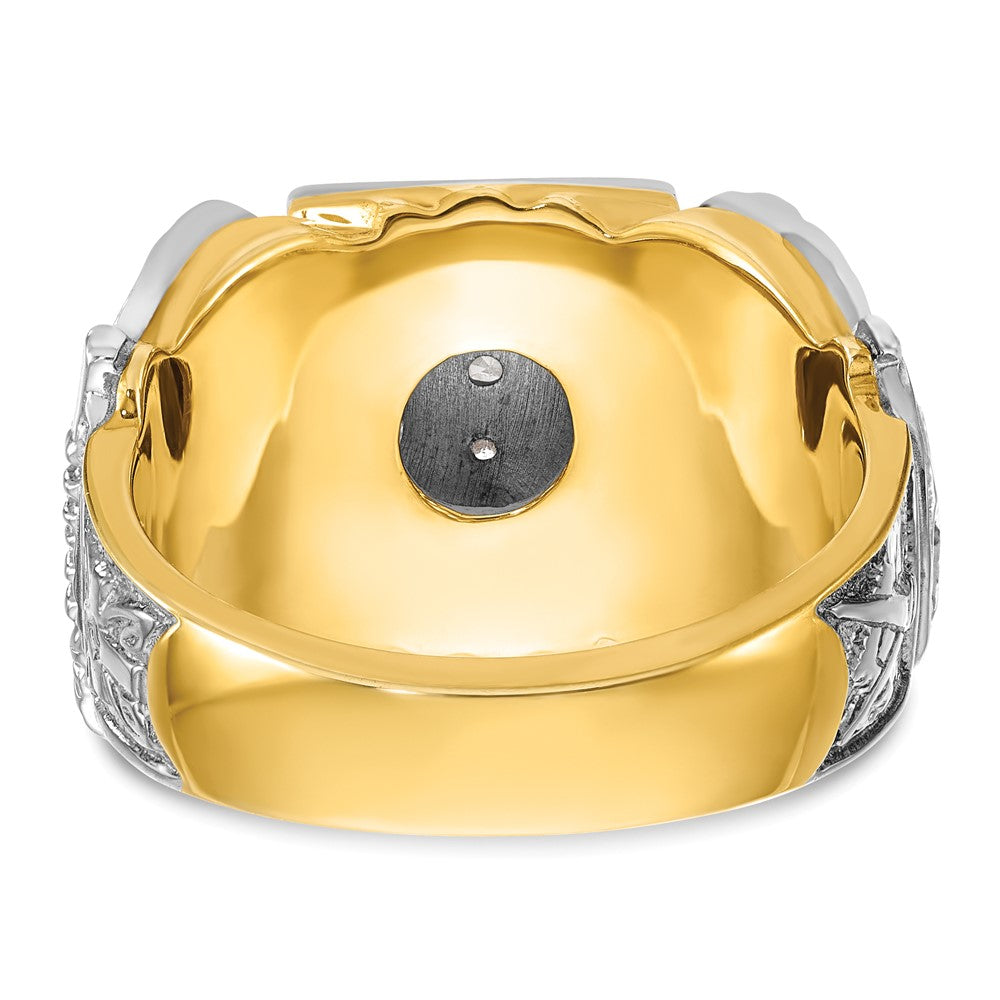 14ktt IBGoodman Men's Double Eagle Masonic Shriner's Ring Mounting