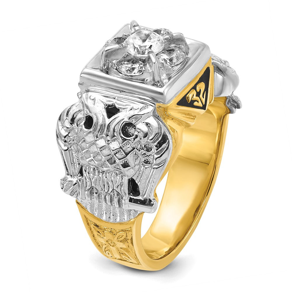 14ktt IBGoodman Men's Double Eagle Masonic Shriner's Ring Mounting