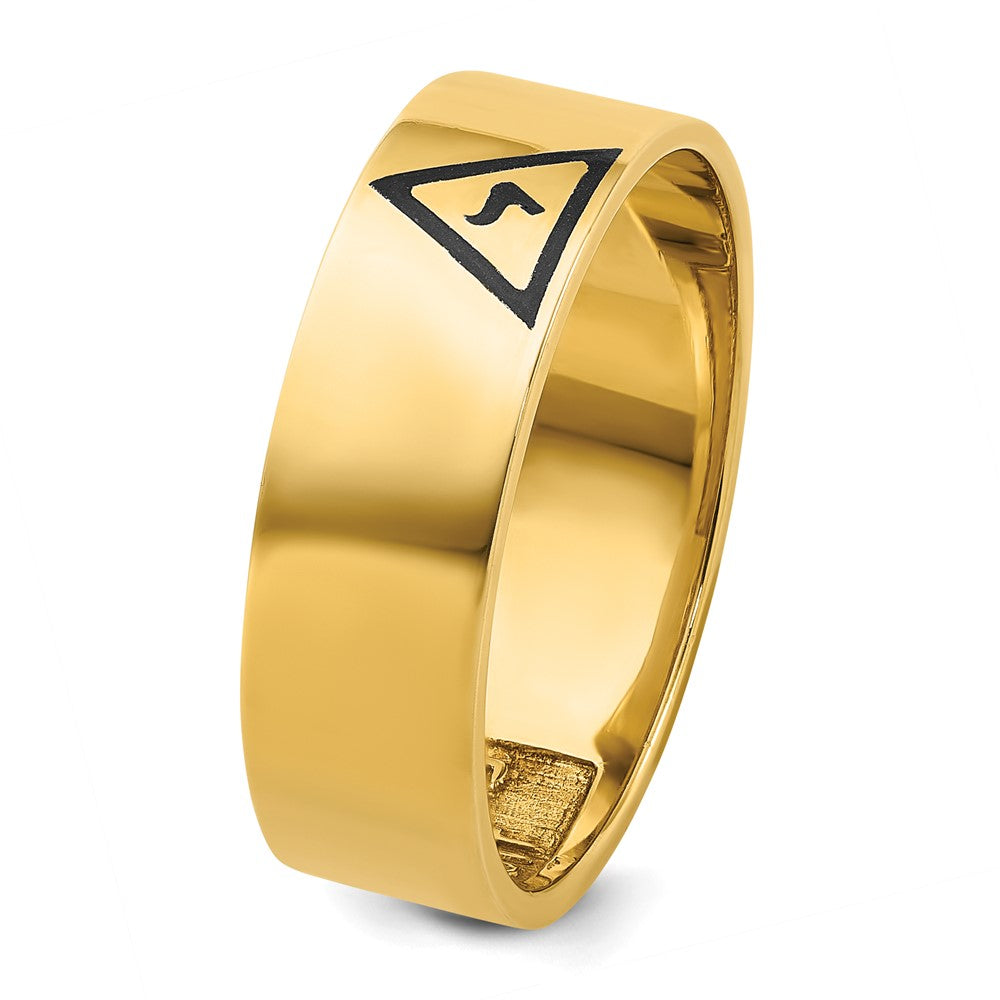 14k IBGoodman Men's Enameled 14th Degree Grand Elect Masonic Ring