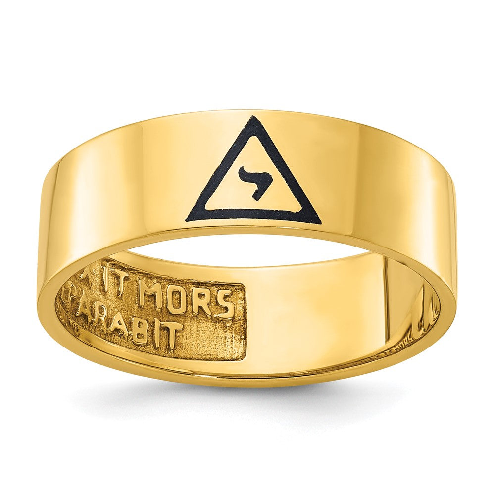 14k IBGoodman Men's Enameled 14th Degree Grand Elect Masonic Ring