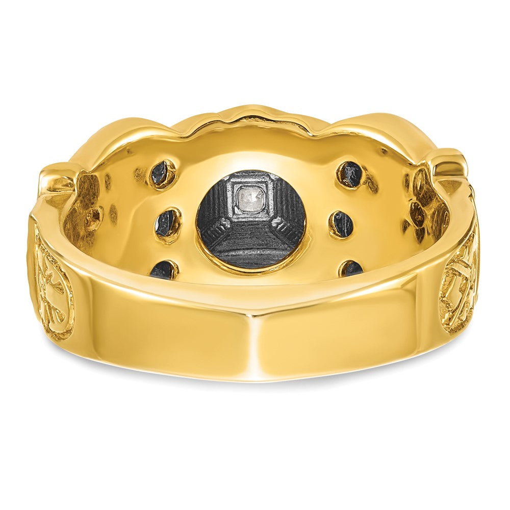 14ktt IBGoodman Men's Double Eagle Masonic Shriner's Ring Mounting