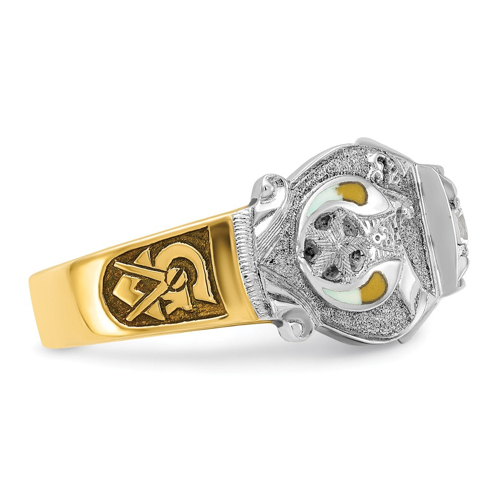 14ktt IBGoodman Men's Double Eagle Masonic Shriner's Ring Mounting