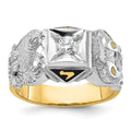 14ktt IBGoodman Men's Double Eagle Masonic Shriner's Ring Mounting