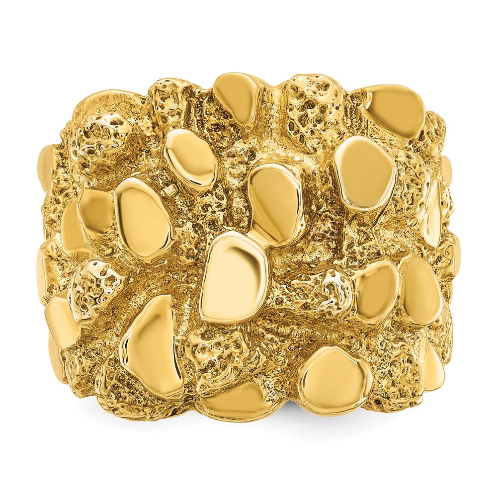 14k IBGoodman Men's Nugget Ring