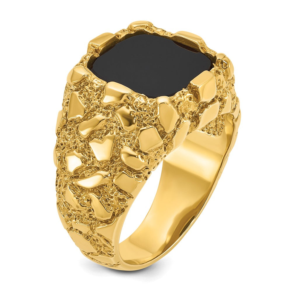 10k IBGoodman Men's Onyx Nugget Ring Mounting