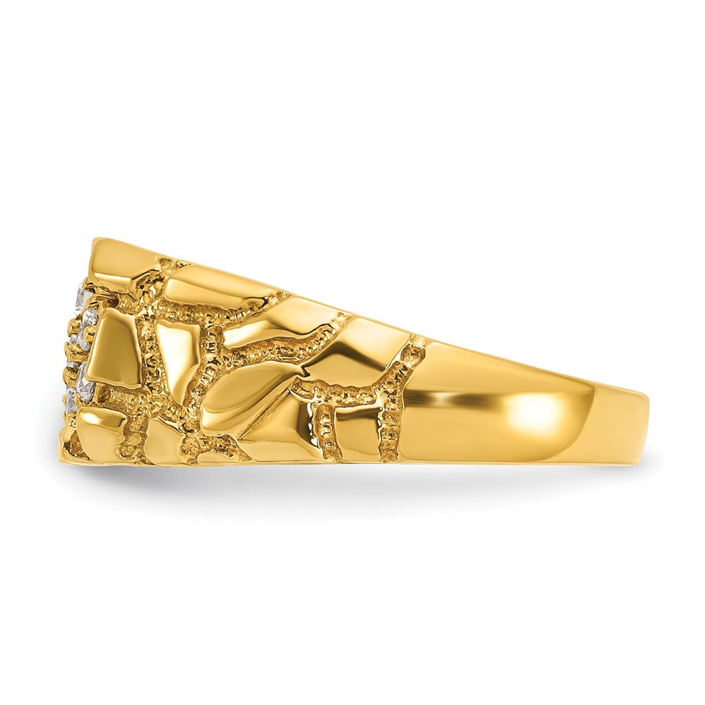10k IBGoodman Men's Cluster Diamond Nugget Ring Mounting