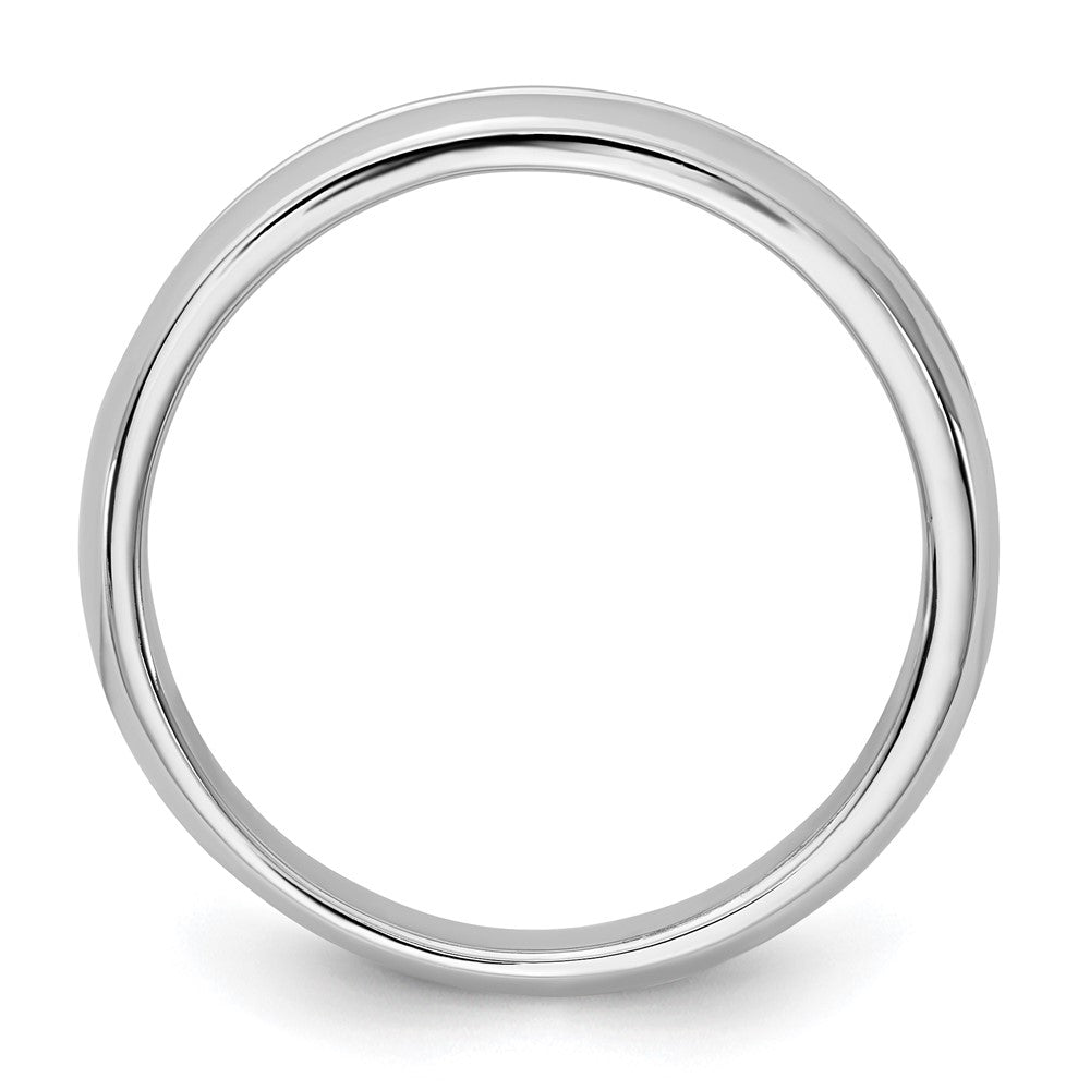IBGoodman 14k White Gold Polished 9 Stone Men's Ring Mounting