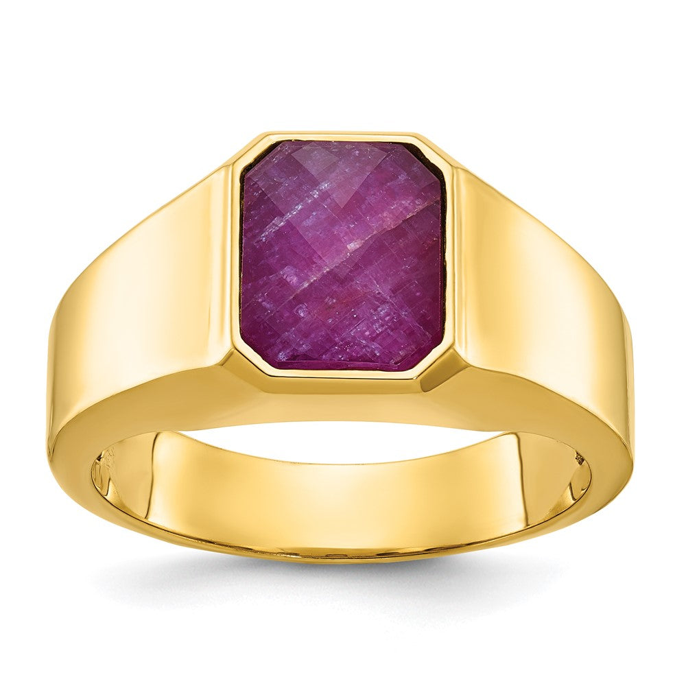 14k IBGoodman Men's Gemstone Ring Mounting