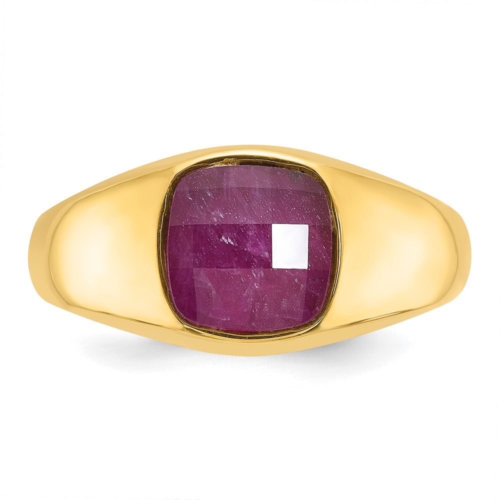 14k IBGoodman Men's Gemstone Ring Mounting