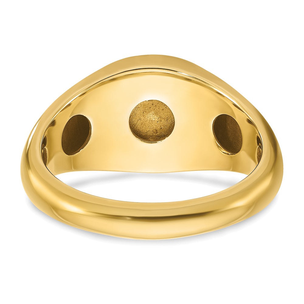 14k IBGoodman Men's Gemstone Ring Mounting
