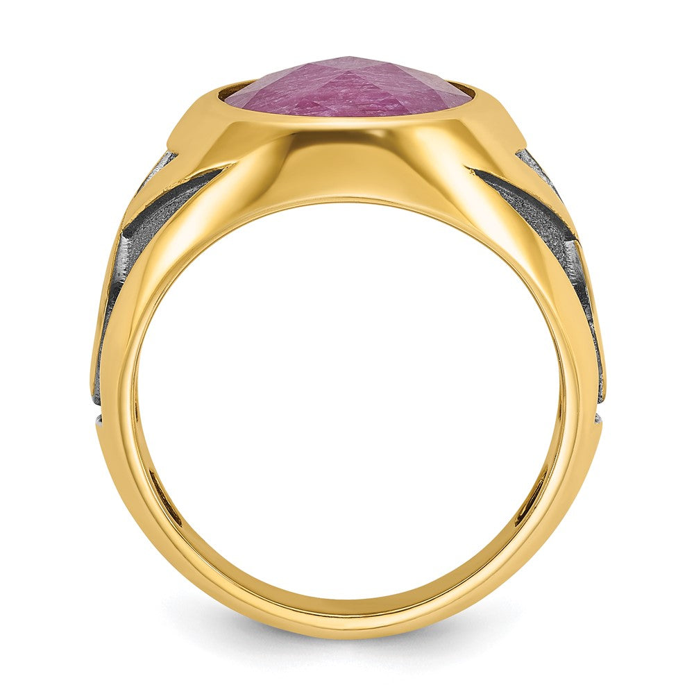 14k IBGoodman Men's Gemstone Ring Mounting