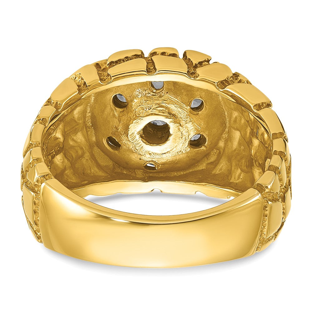 Men's Yellow Gold Nugget Cluster Ring Mounting