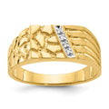 10k IBGoodman Men's Diamond Nugget Ring Mounting