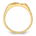 14k IBGoodman Men's Diamond Nugget Ring Mounting