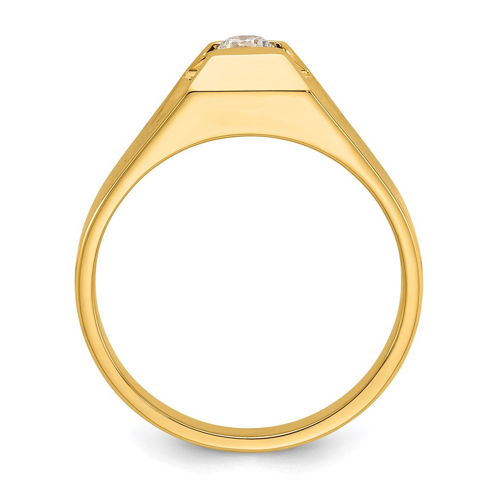 14k IBGoodman Men's Polished Ring Mounting