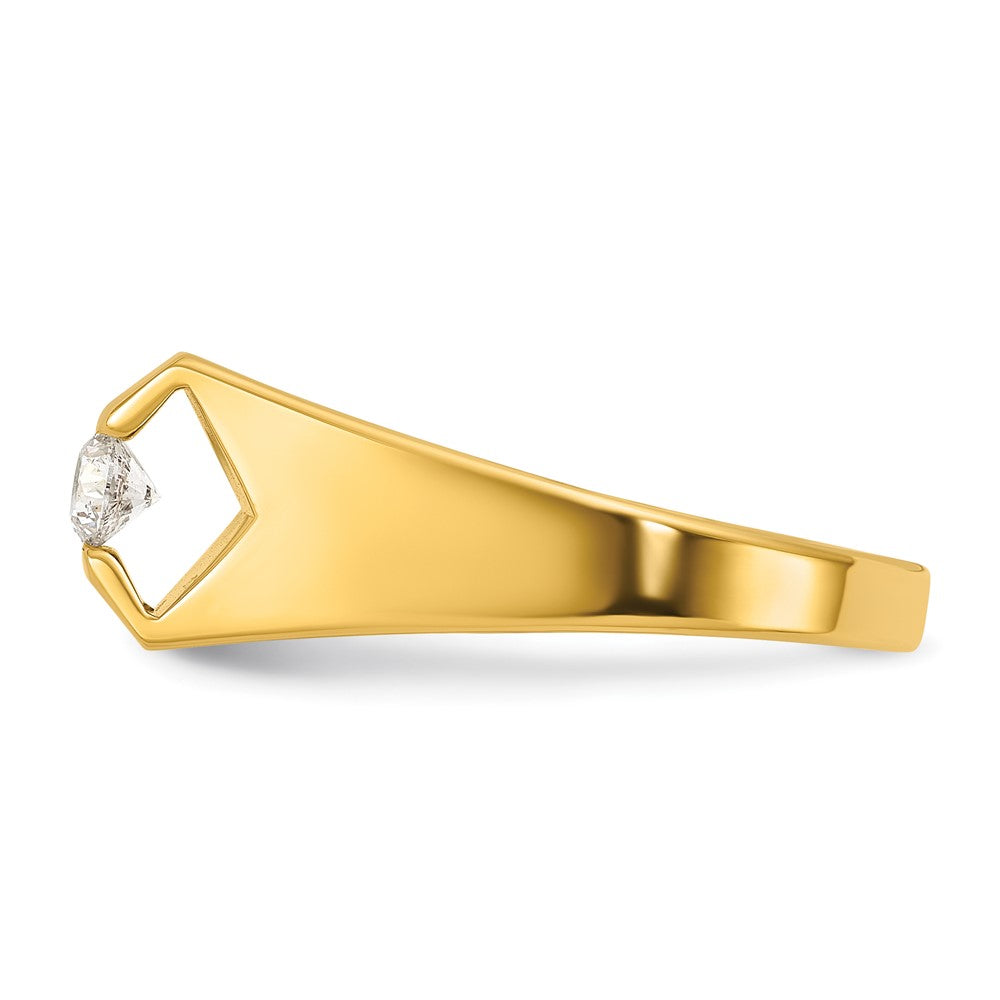 14k IBGoodman Men's Polished Ring Mounting