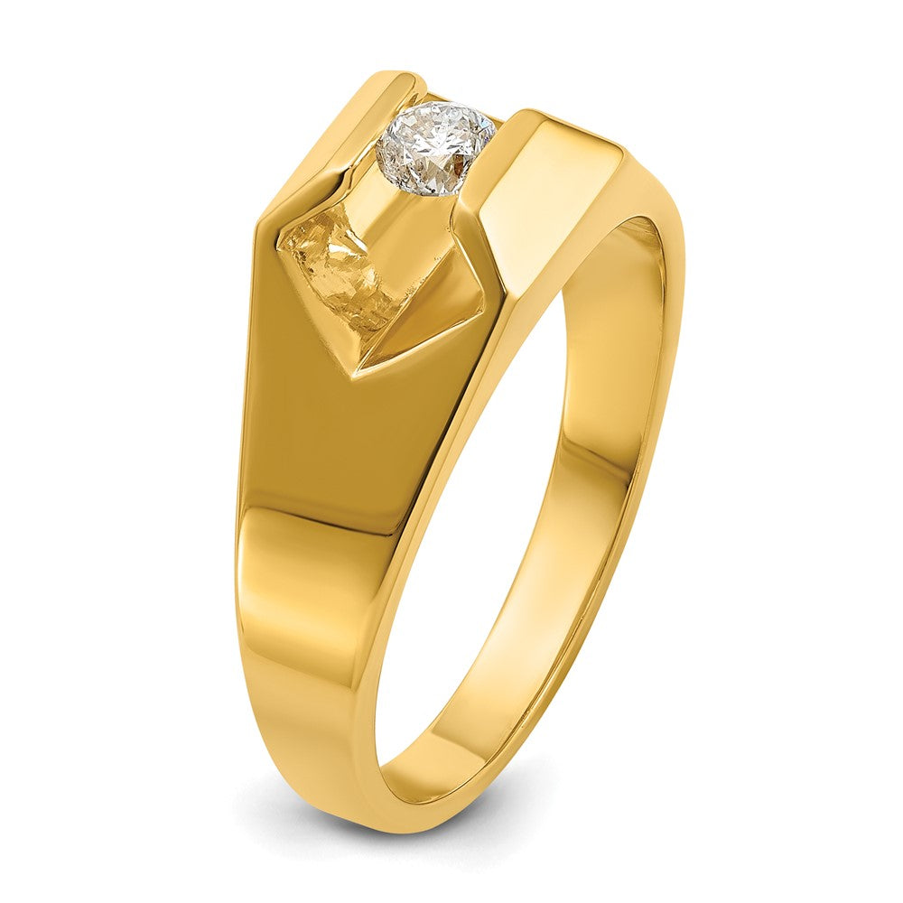 14k IBGoodman Men's Polished Ring Mounting