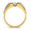 14k Two-tone IBGoodman Men's Diamond Ring Mounting