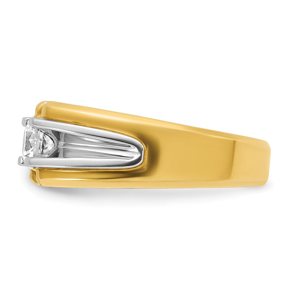 14k Two-tone IBGoodman Men's Diamond Ring Mounting