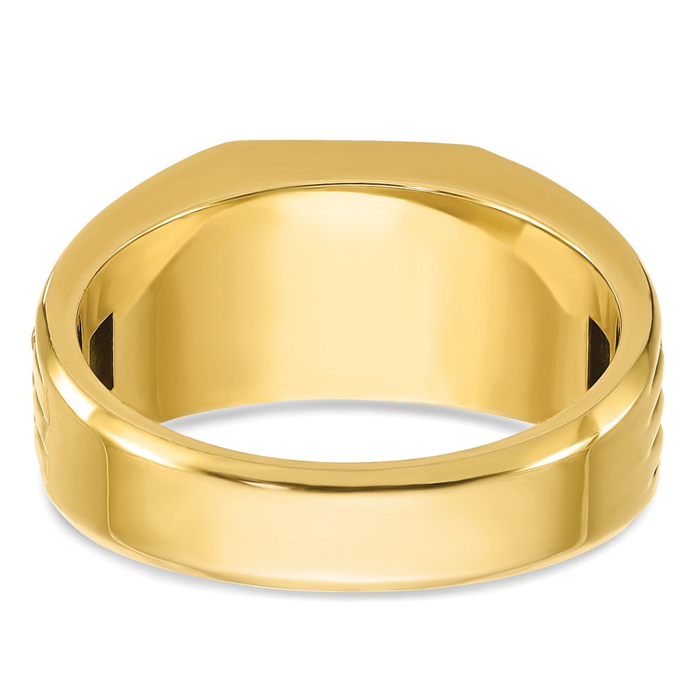 14k Two-tone IBGoodman Men's Diamond Ring Mounting