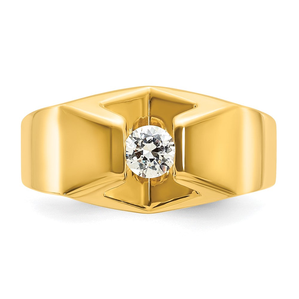 14k IBGoodman Men's Diamond Ring Mounting