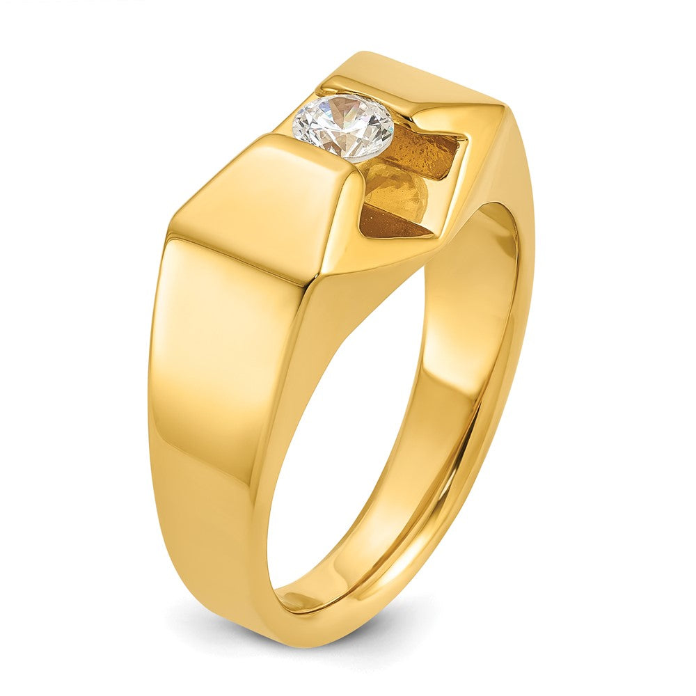 14k IBGoodman Men's Diamond Complete Ring