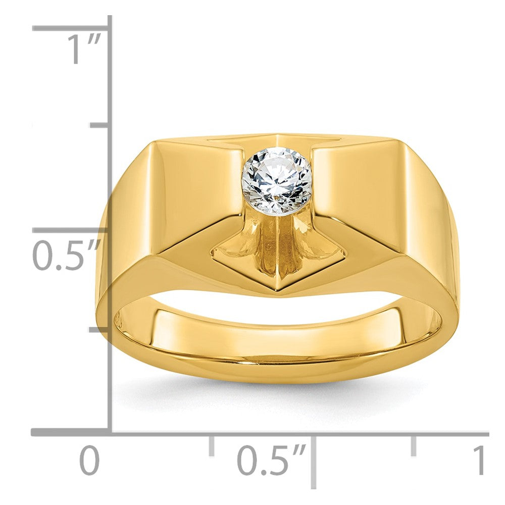14k IBGoodman Men's Diamond Complete Ring