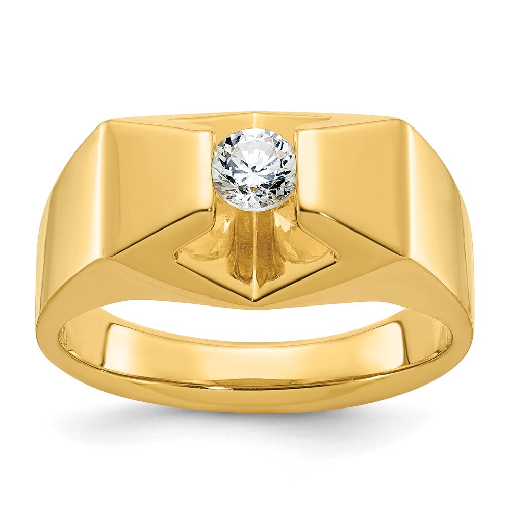 14k IBGoodman Men's Diamond Complete Ring