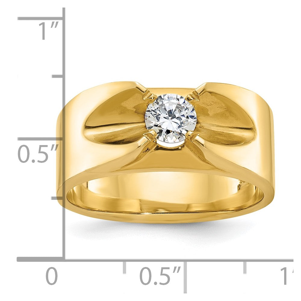 14k IBGoodman Men's Diamond Complete Ring