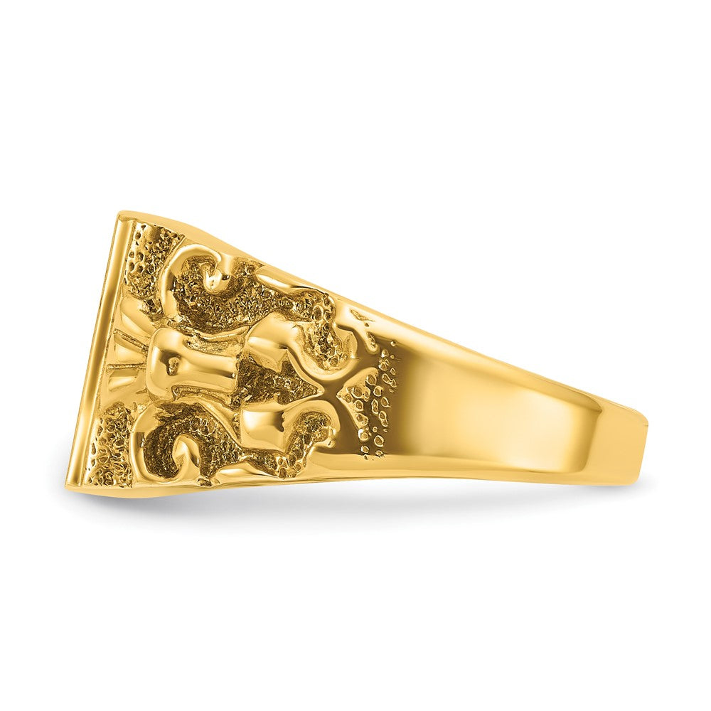 10k IBGoodman 13x9mm Men's Signet Ring