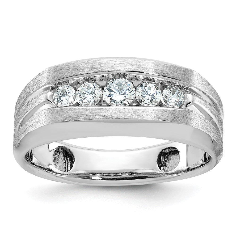10kw IBGoodman Men's Polished & Brushed 5-Stone Ring Mounting