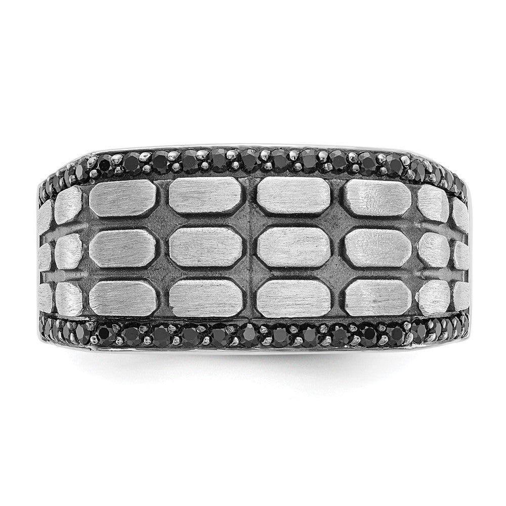 14kw IBGoodman Men's Polished/Satin/Cobblestone Textured Ring Mtg