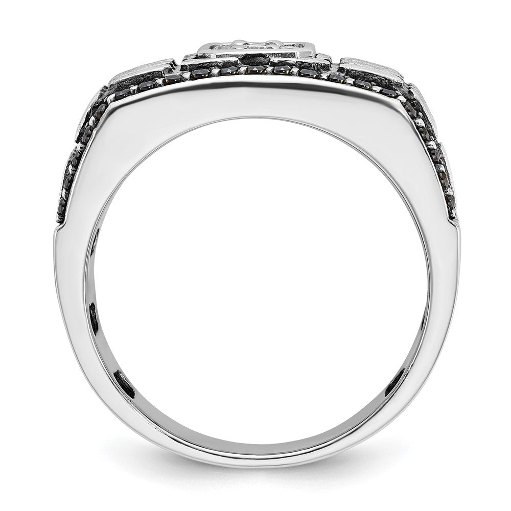 14kw IBGoodman Men's Polished/Satin/Cobblestone Textured Ring Mtg