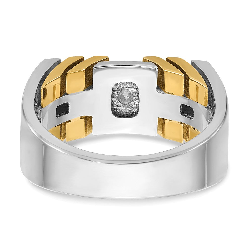 14k Two-tone IBGoodman Men's Diamond Ring Mounting