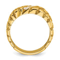 14k IBGoodman Men's Diamond Nugget Complete Ring