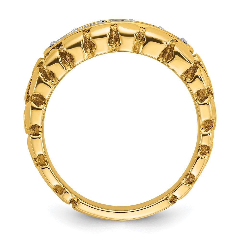 14k IBGoodman Men's Diamond Nugget Ring Mounting