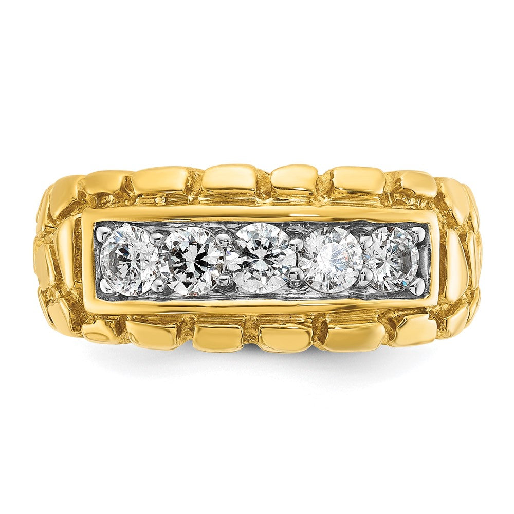 14k IBGoodman Men's Diamond Nugget Ring Mounting