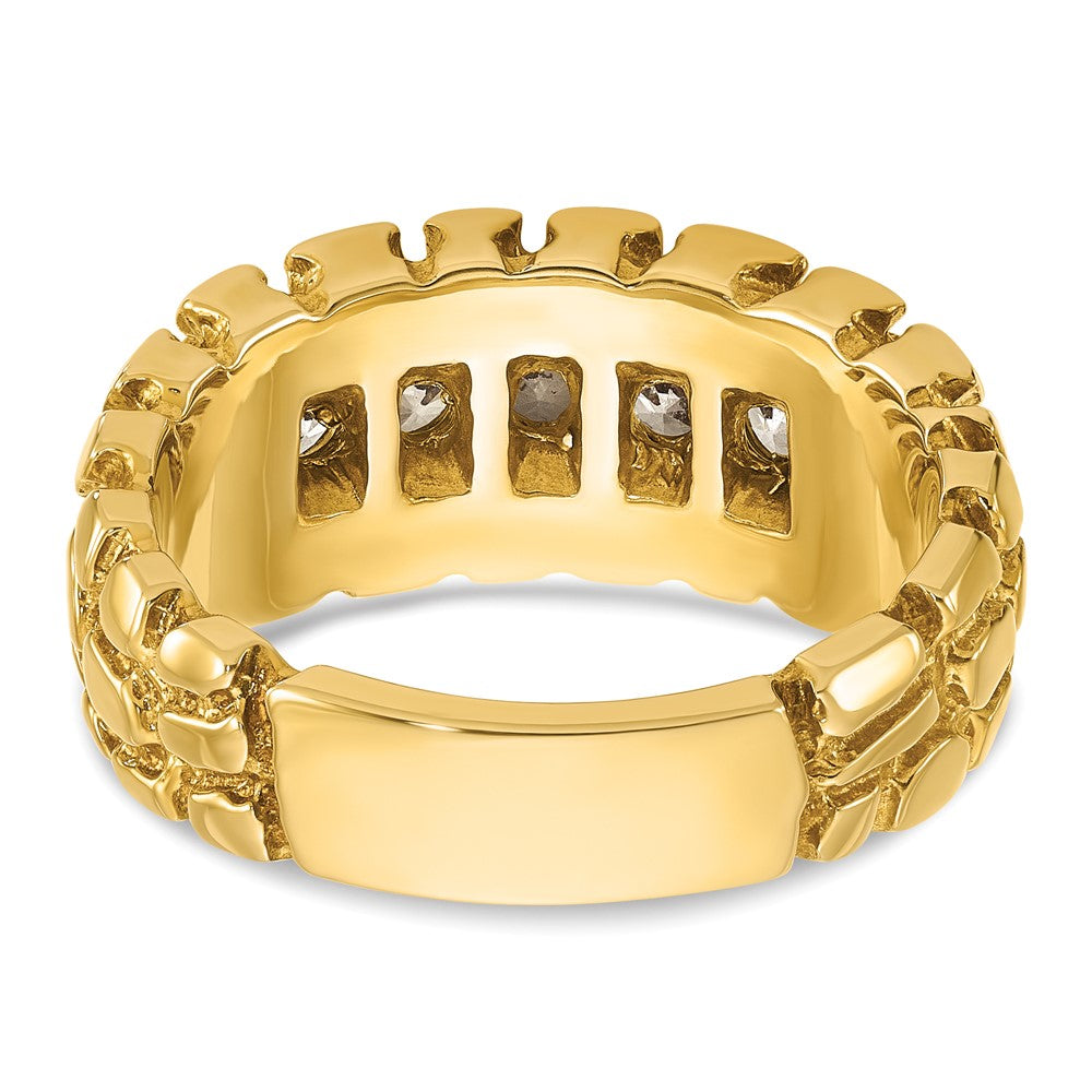 14k IBGoodman Men's Diamond Nugget Ring Mounting