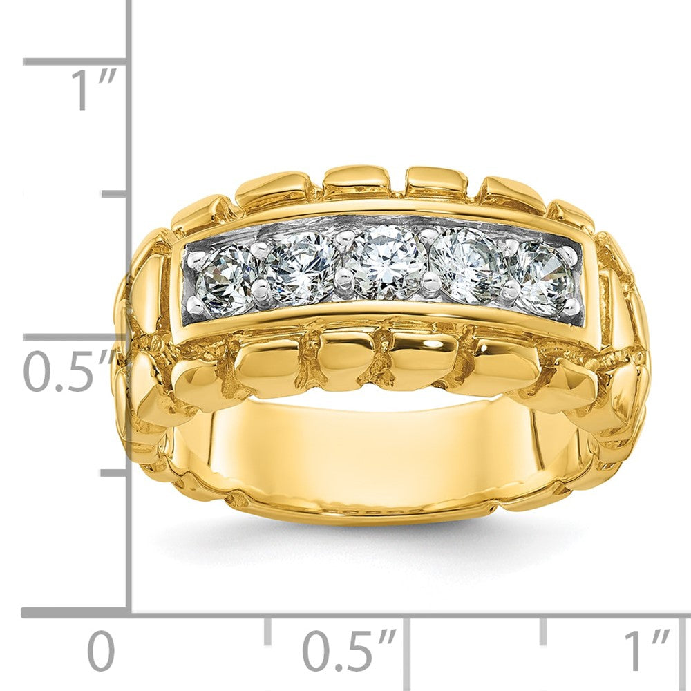 14k IBGoodman Men's Diamond Nugget Ring Mounting