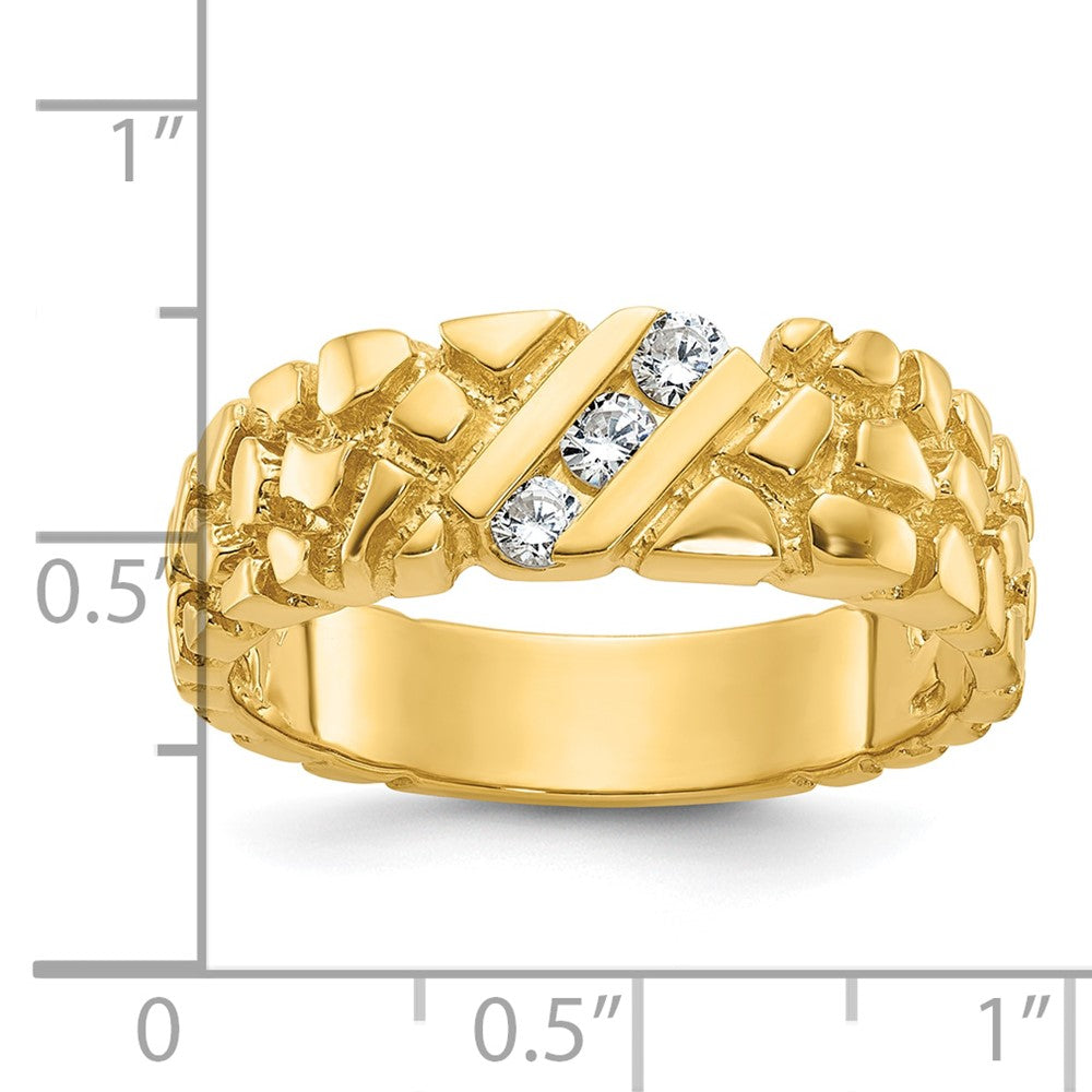 10k IBGoodman Men's Diamond Nugget Ring Mounting
