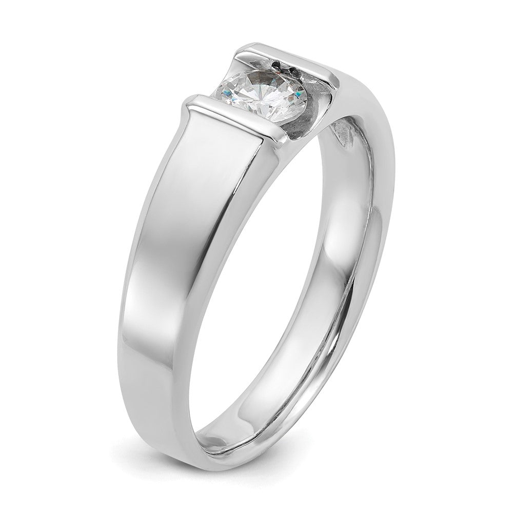 14k White Gold IBGoodman Men's Diamond Ring Mounting