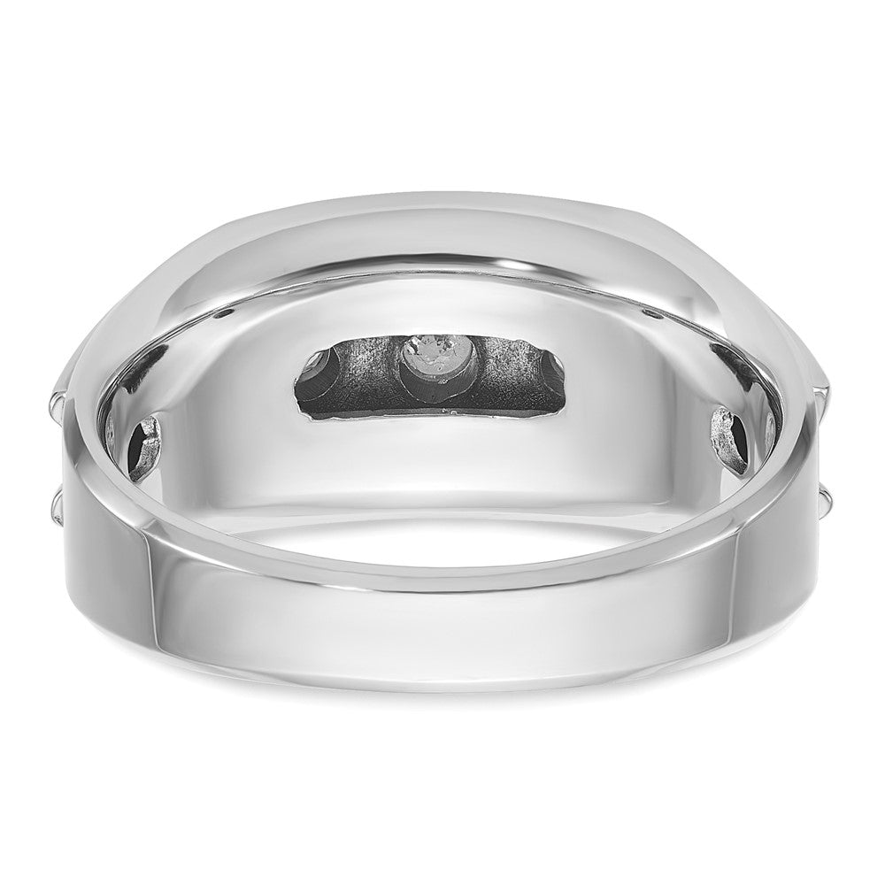 14k White Gold IBGoodman Men's Diamond Ring Mounting