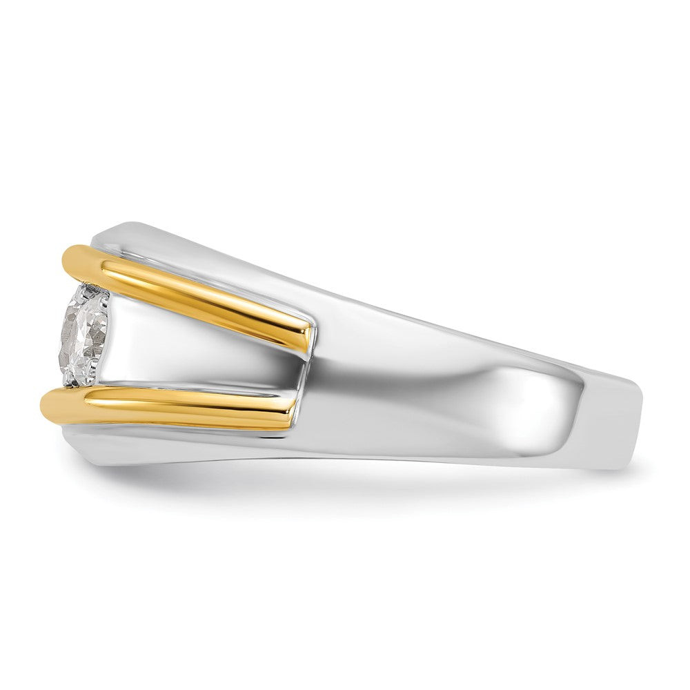 14k Two-tone IBGoodman Men's Diamond Ring Mounting