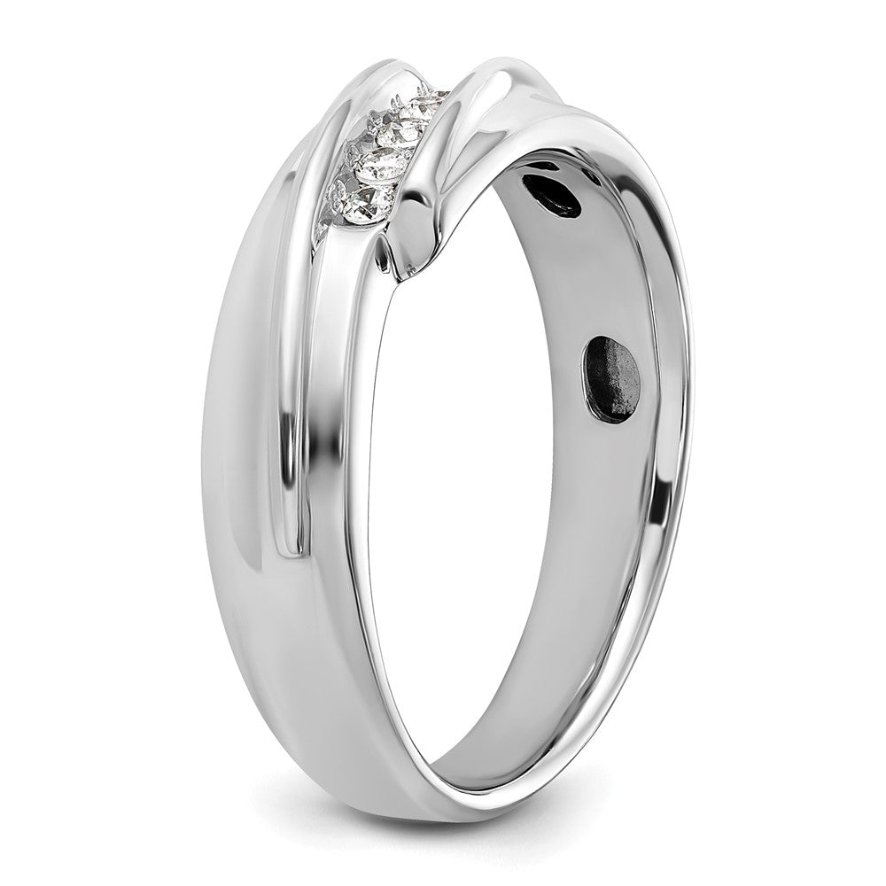 IBGoodman 14k Two-tone Polished Men's 5 Stone Ring Mounting