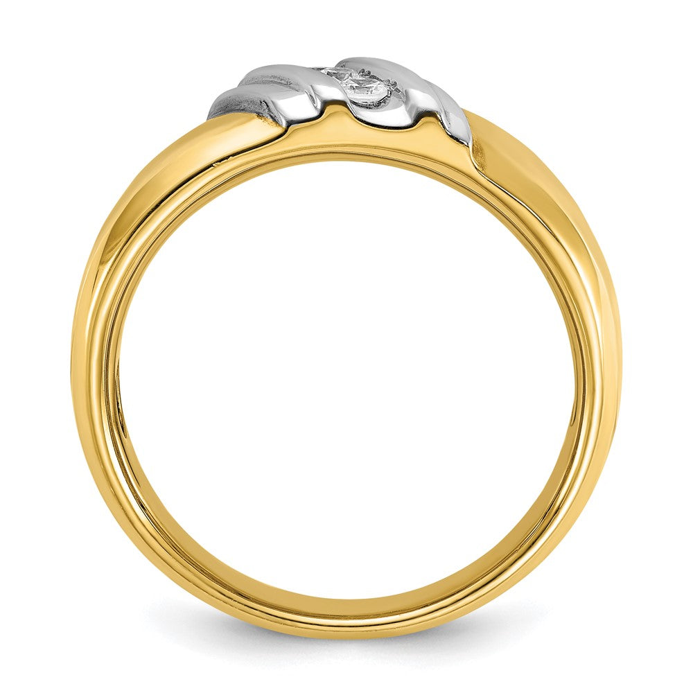 IBGoodman 14k Two-tone Polished Men's Ring Mounting