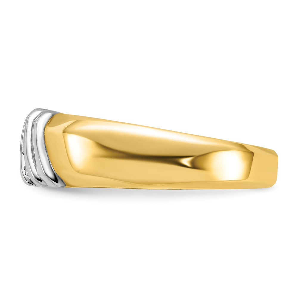 IBGoodman 14k Two-tone Polished Men's Ring Mounting