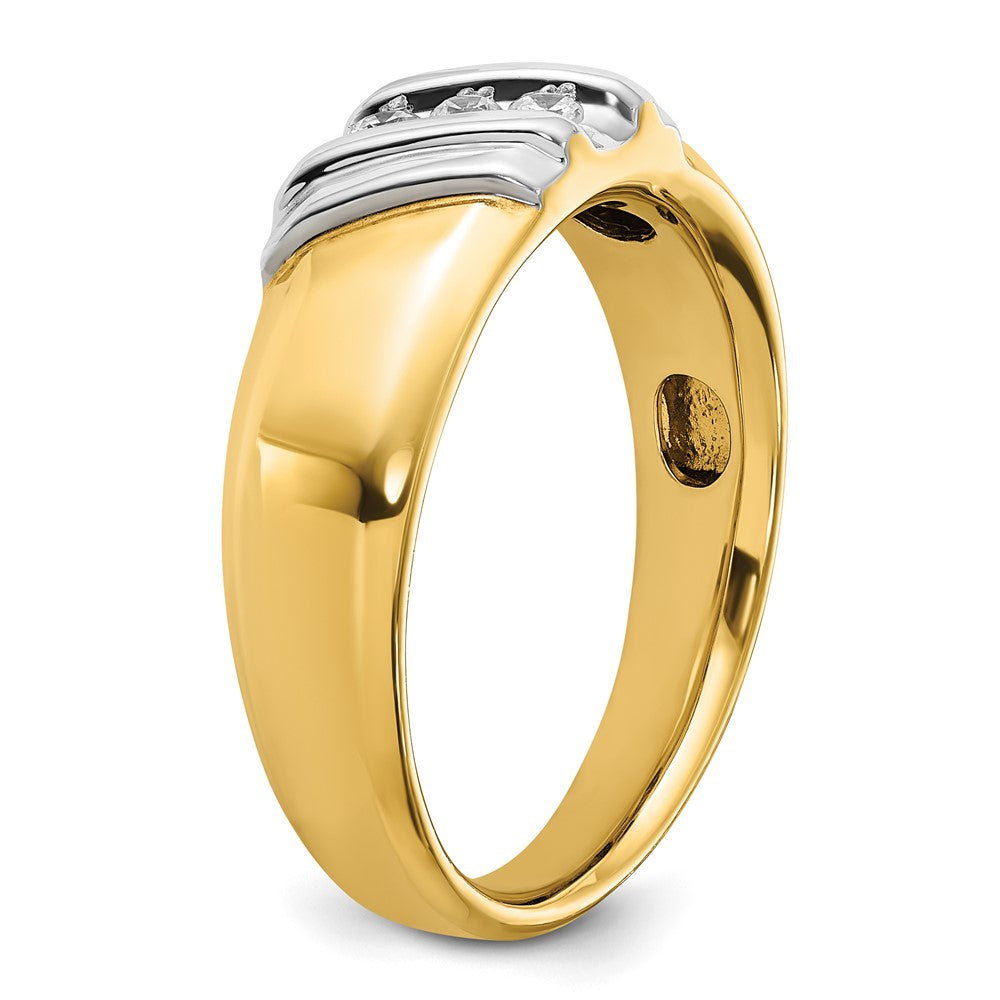 IBGoodman 14k Two-tone Polished Men's Ring Mounting